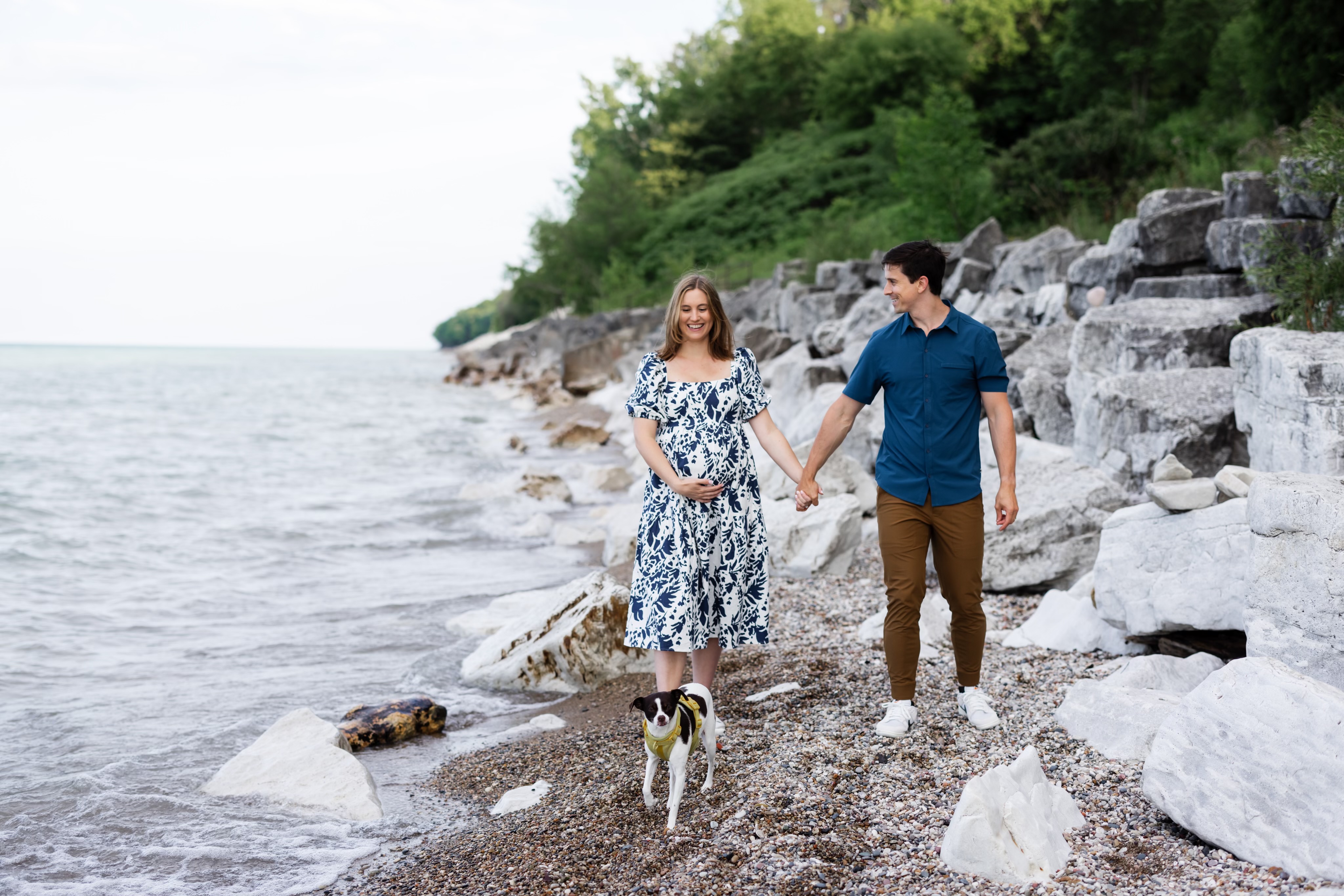 Jack with family by the lake